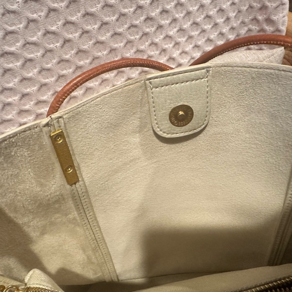 Antik Kraft Cream Tote with Tan Handles - Picture 4 of 11